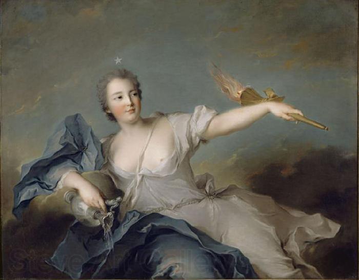 Jjean-Marc nattier Marie-Anne de Nesle, Marquise de La Tournelle, Duchesse de Chateauroux Norge oil painting art